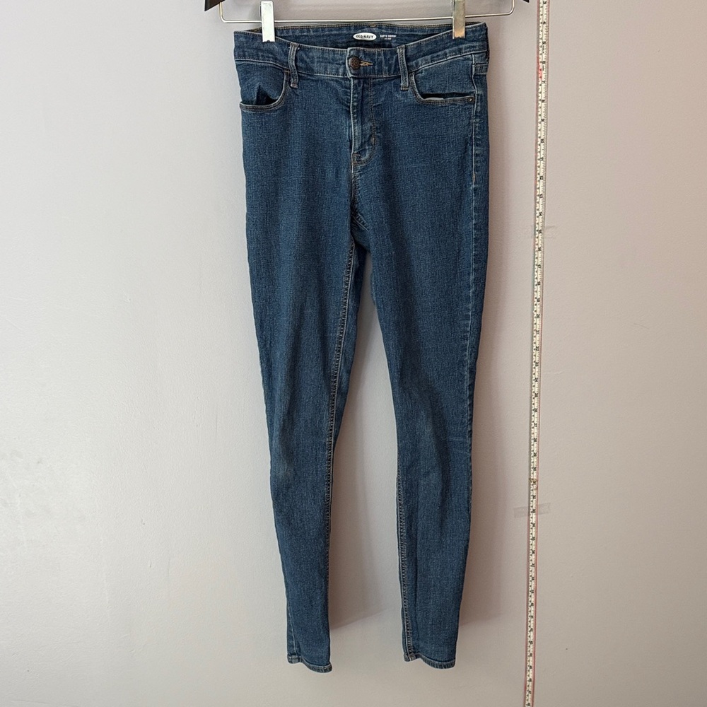Old Navy Women's Skinny Jeans in Deep Blue